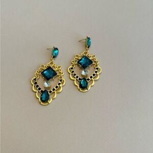 crystal drop earrings N1083